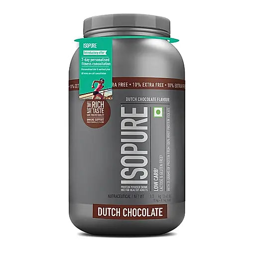 Isopure Whey Protein Isolate Powder with Vitamins for Immune Support