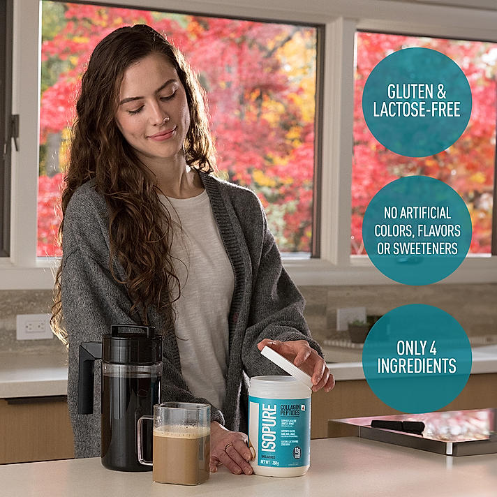 Isopure Collagen Peptides (12g/serve) with Type I,II & III Collagen