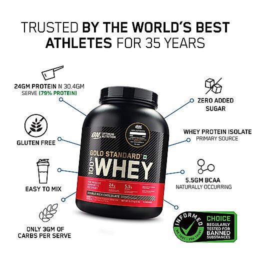 Optimum Nutrition (ON) Gold Standard 100% Whey Protein Powder