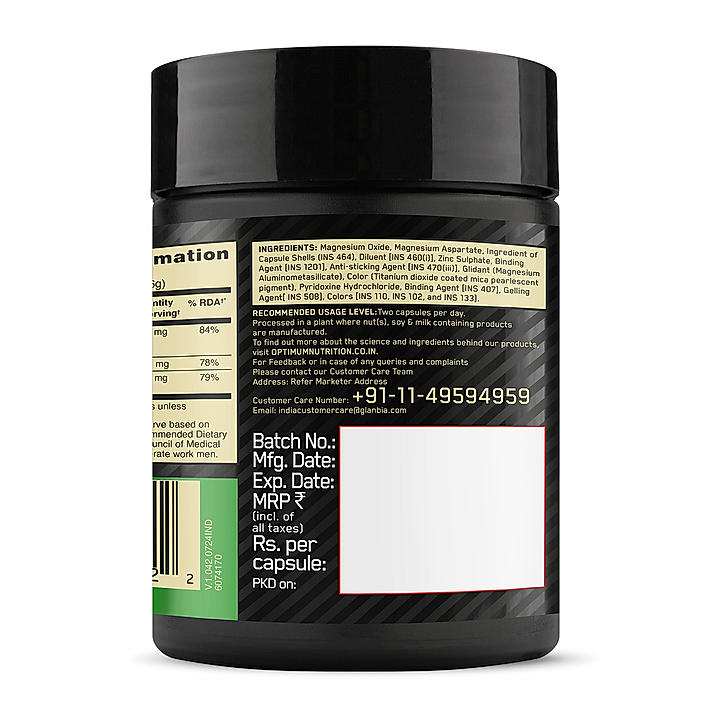 Optimum Nutrition (ON) Zinc Magnesium Aspartate (ZMA)