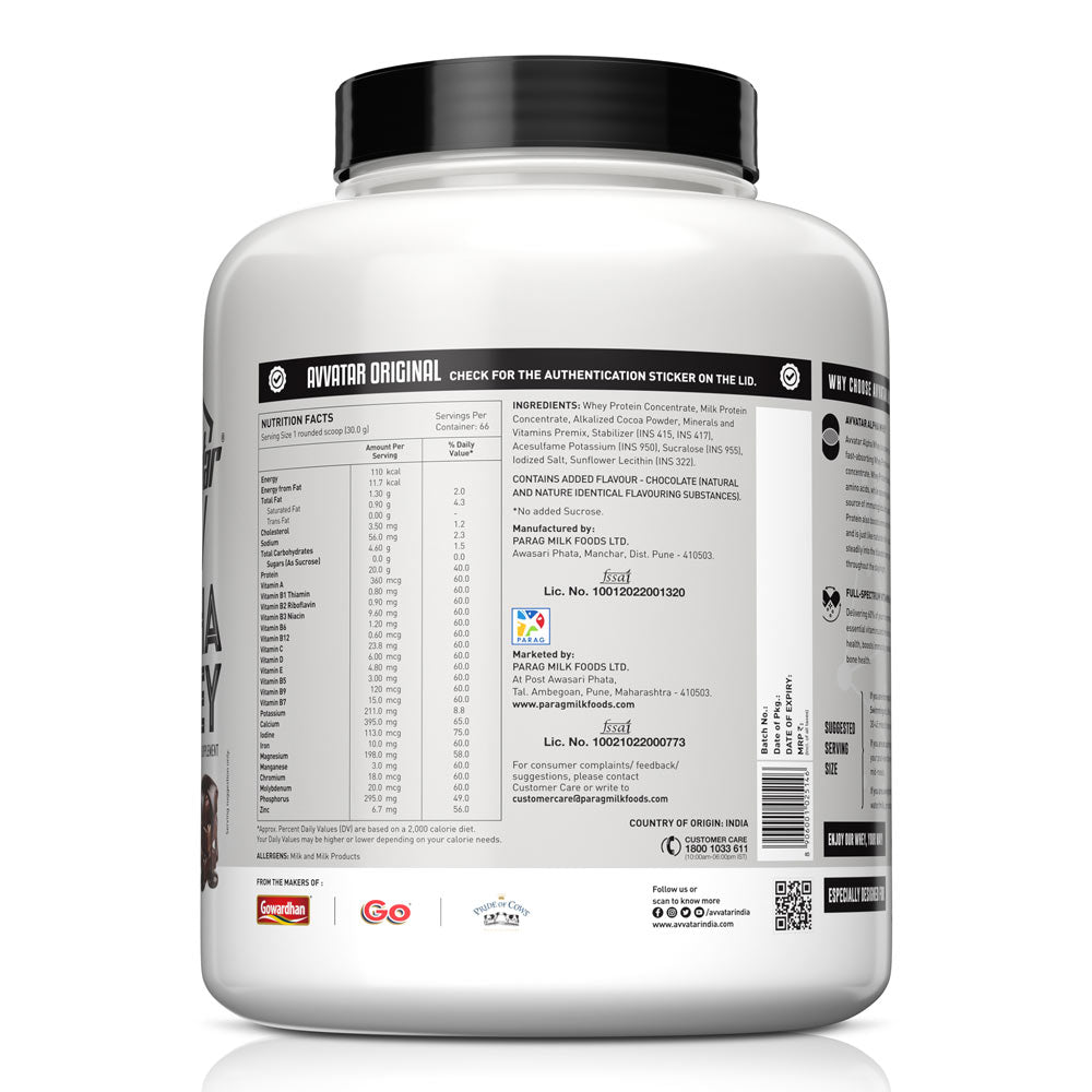 Avvatar Alpha Whey Protein