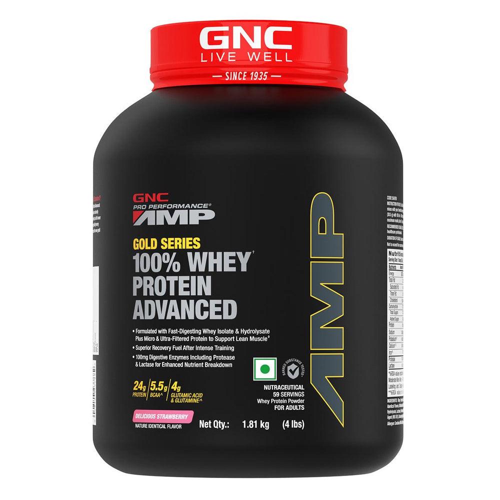 GNC AMP Gold Series 100% Whey Protein Advanced - Muscle Engine Supplement Store