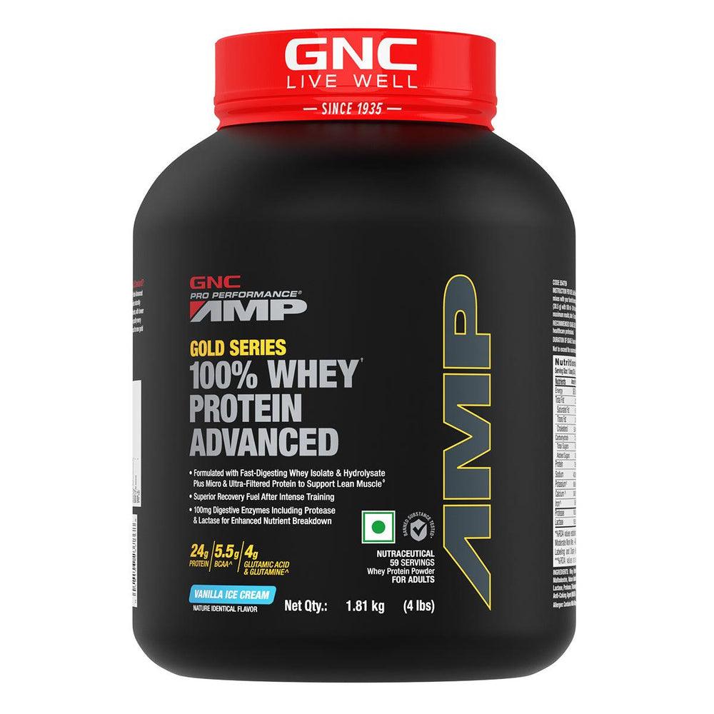 GNC AMP Gold Series 100% Whey Protein Advanced - Muscle Engine Supplement Store