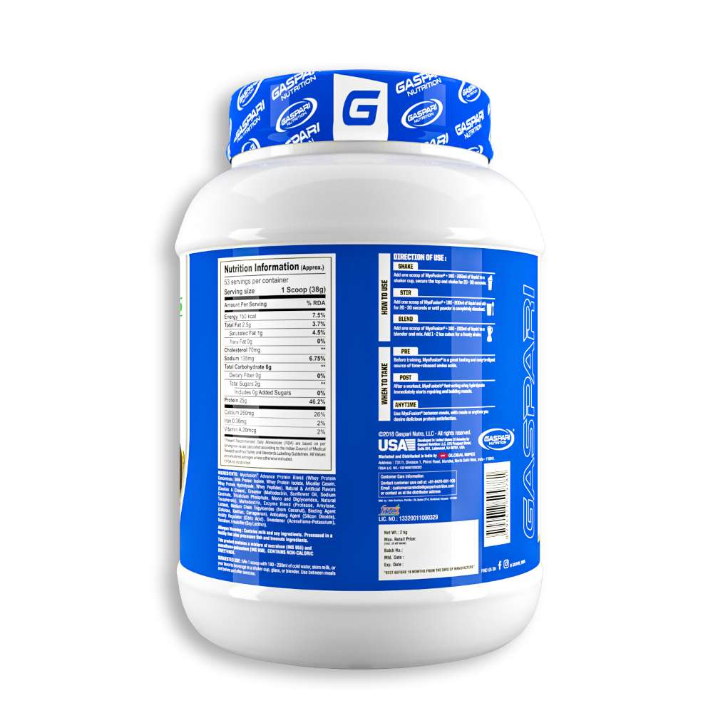 Gaspari Myofusion Whey Protein - Muscle Engine Supplement Store