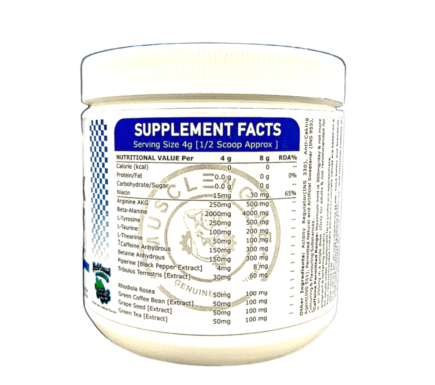 Muscle Engine (ME) Black Buck Strong Pre-Workout - Muscle Engine Supplement Store