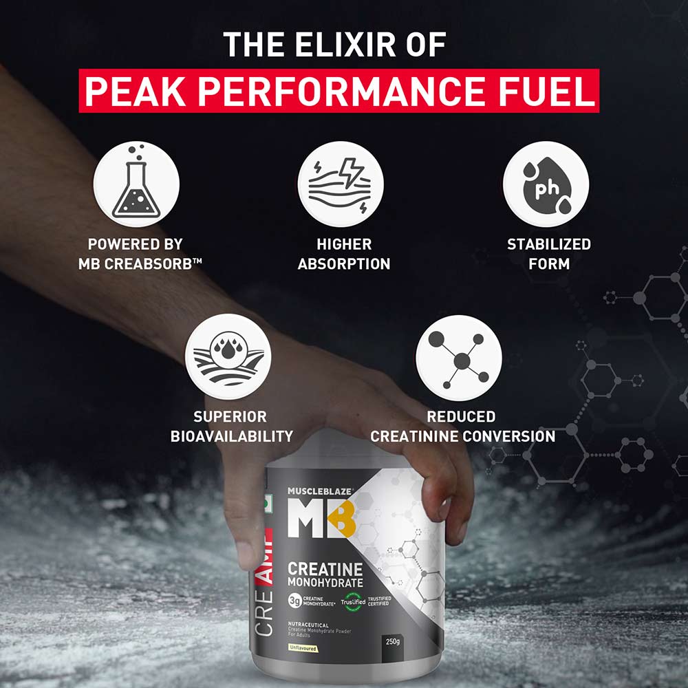 MuscleBlaze Creatine Monohydrate CreAMP