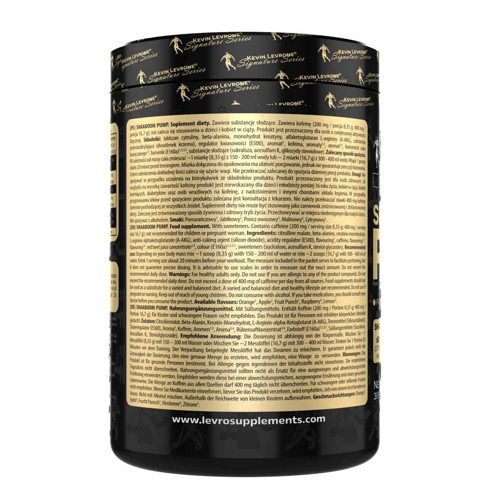 Kevin Levrone Shaaboom Pump Pre-Workout - Muscle Engine Supplement Store
