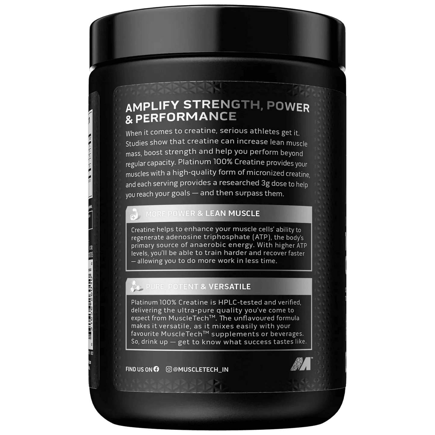 Muscletech Platinum 100% Creatine - Muscle Engine Supplement Store