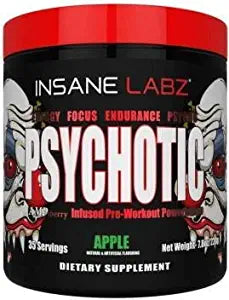 Insane Labz Psychotic Pre-Workout - Muscle Engine Supplement Store