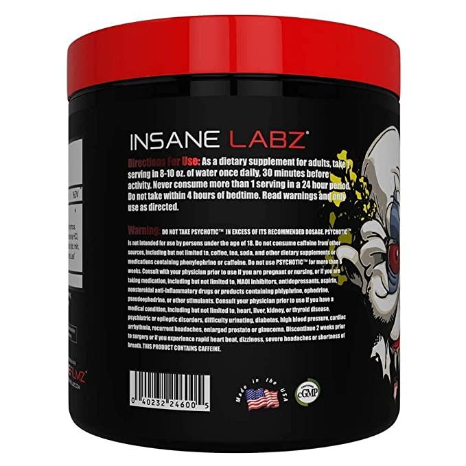 Insane Labz Psychotic Pre-Workout - Muscle Engine Supplement Store