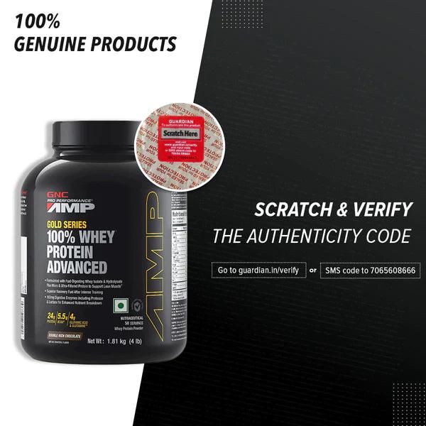 GNC AMP Gold Series 100% Whey Protein Advanced - Muscle Engine Supplement Store