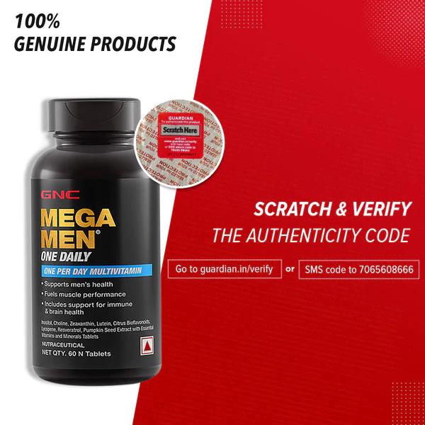 GNC Mega Men One Daily Multivitamin - Muscle Engine Supplement Store