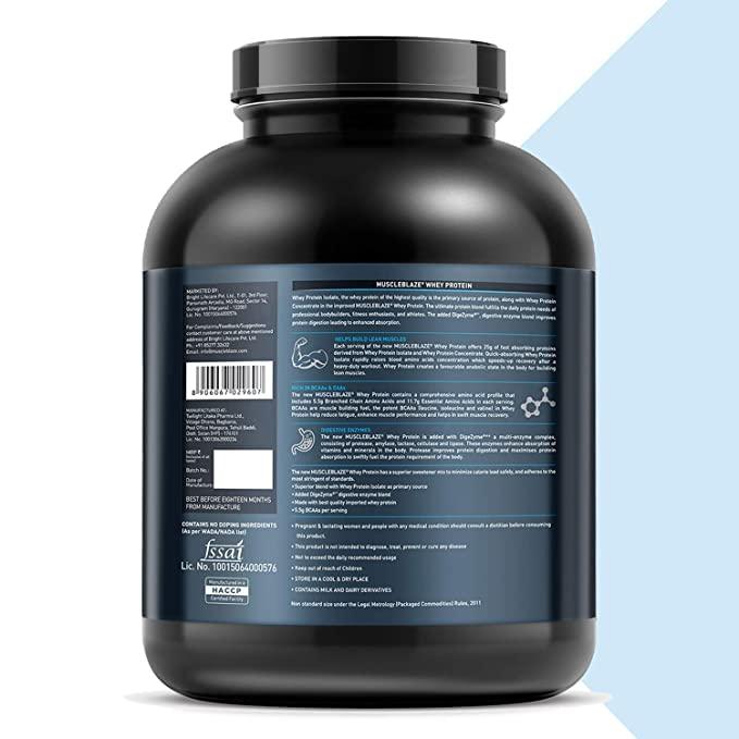 MuscleBlaze 100% Whey Protein - Muscle Engine Supplement Store