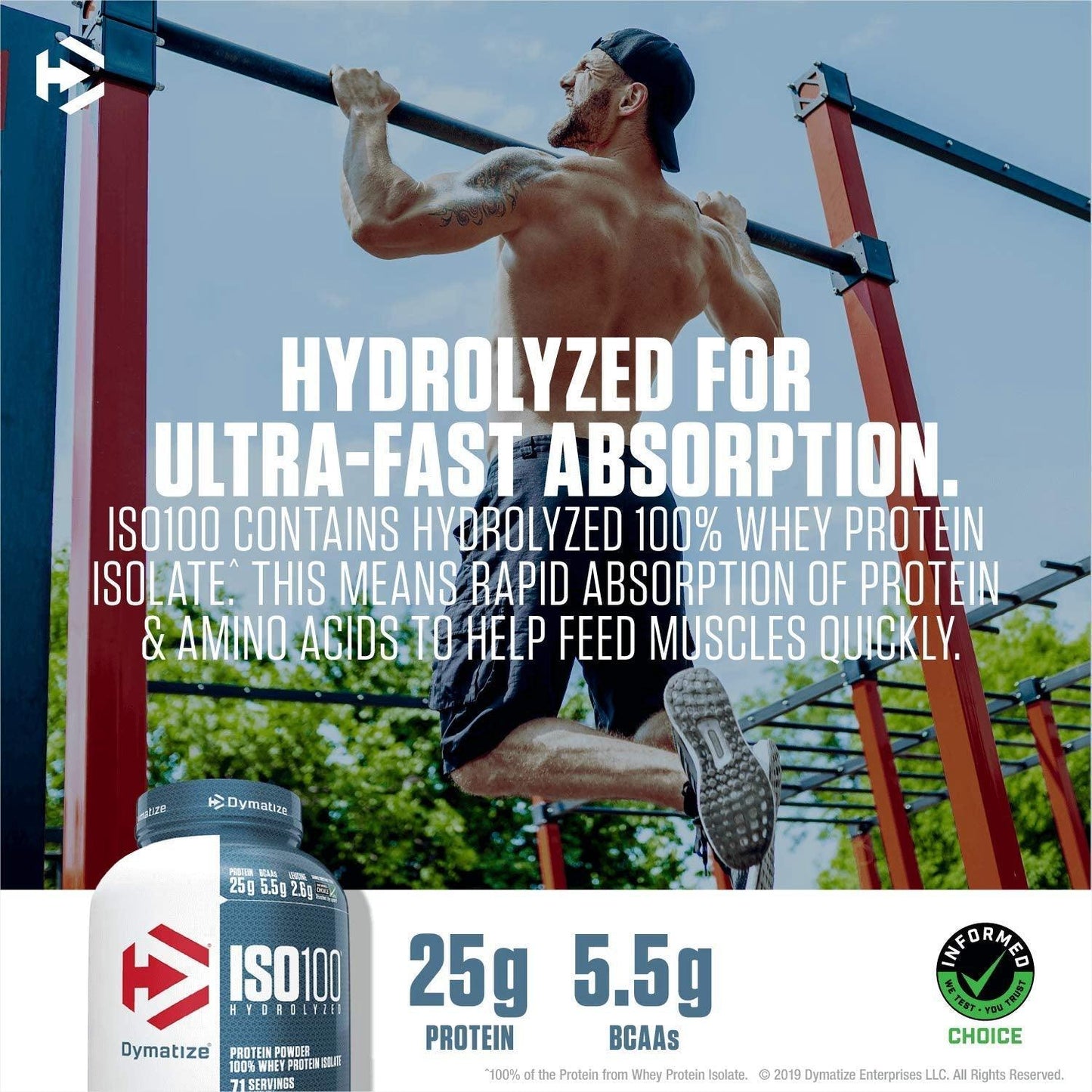 Dymatize Iso100 Hydrolyzed Whey Protein - Muscle Engine Supplement Store