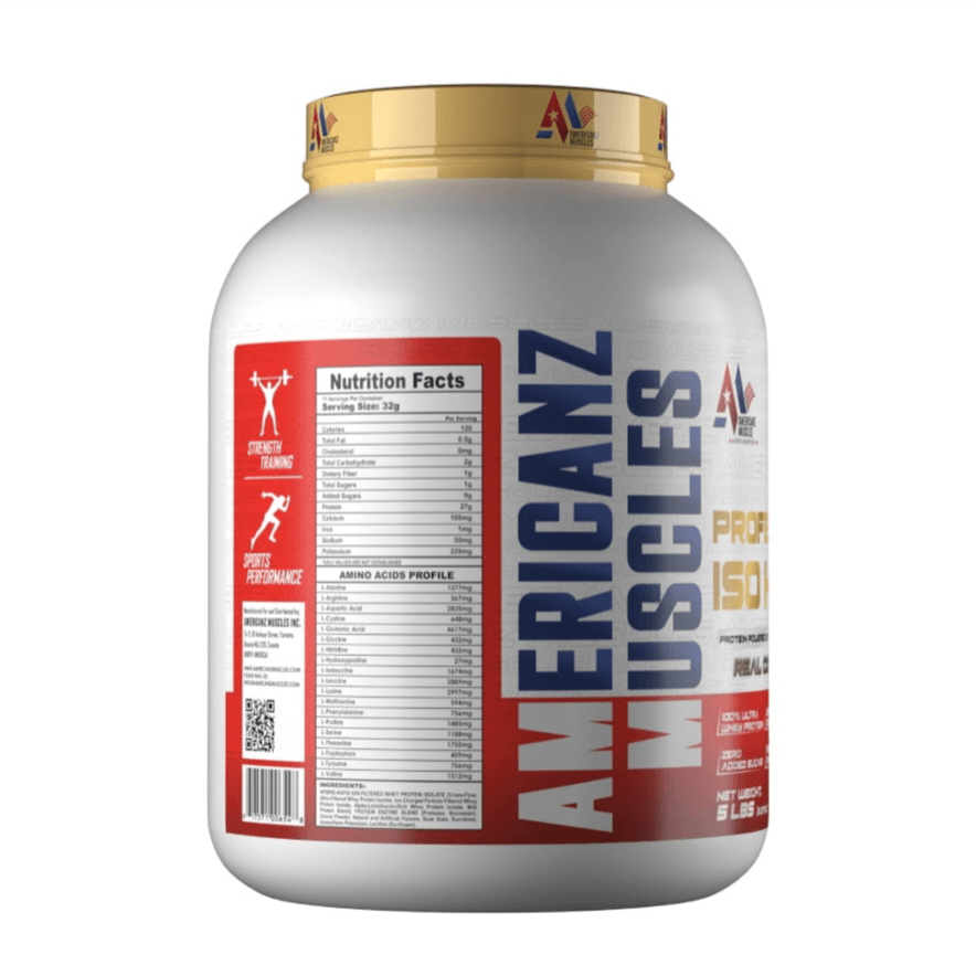 Americanz Muscle Iso Hydro Whey Protein - Muscle Engine Supplement Store