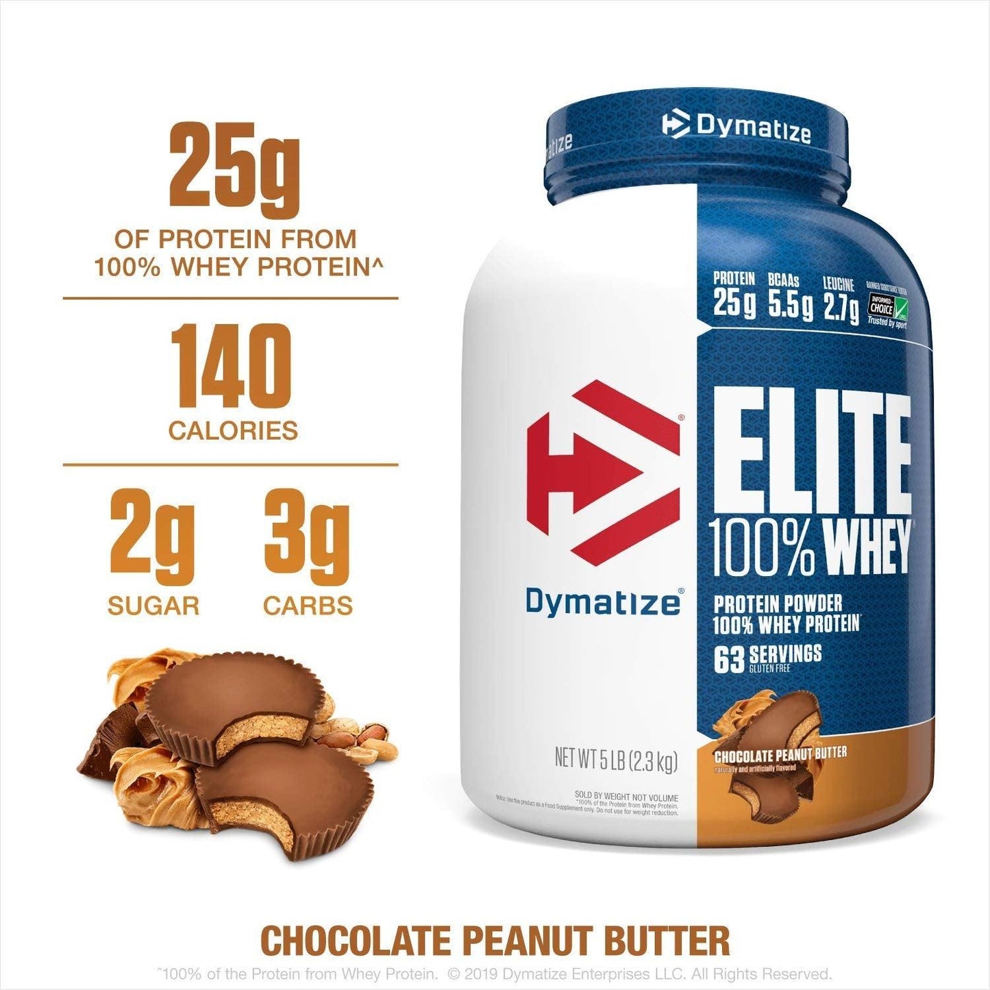 Dymatize Elite Whey Protein Powder - Muscle Engine Supplement Store