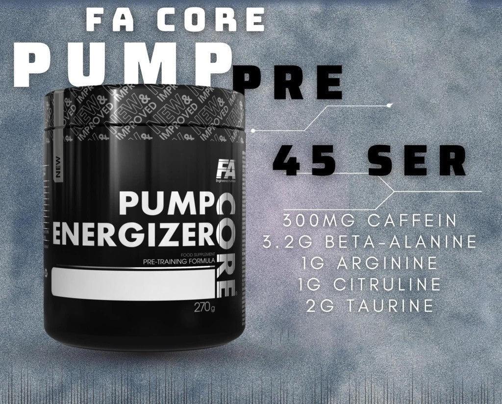 FA Core Pump Energizer Pre-Workout - Muscle Engine Supplement Store