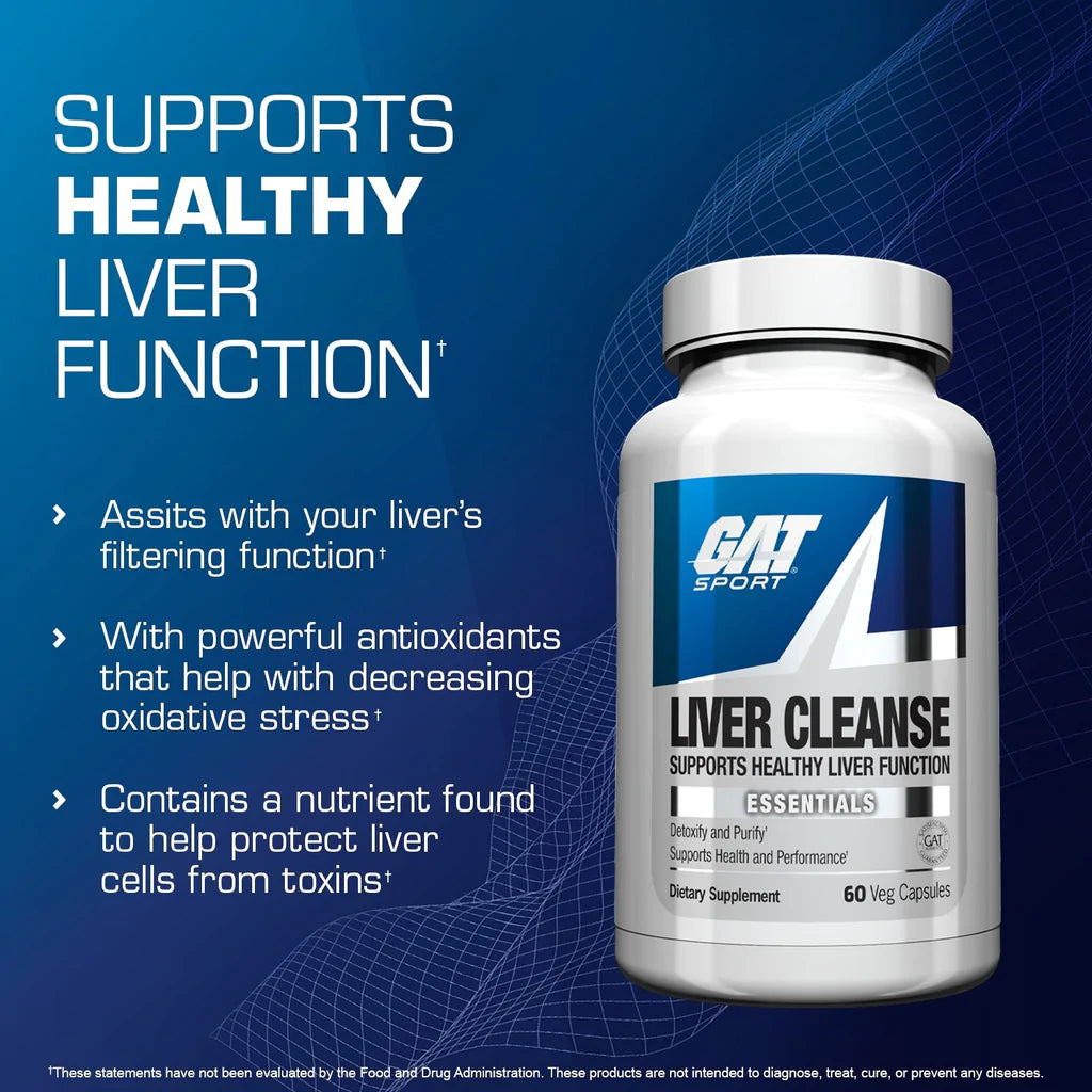 GAT Sports Liver Cleanse 60 Tablets - Muscle Engine Supplement Store