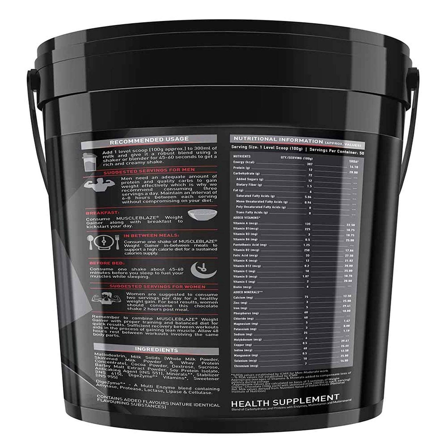 MuscleBlaze Weight Gainer - Muscle Engine Supplement Store