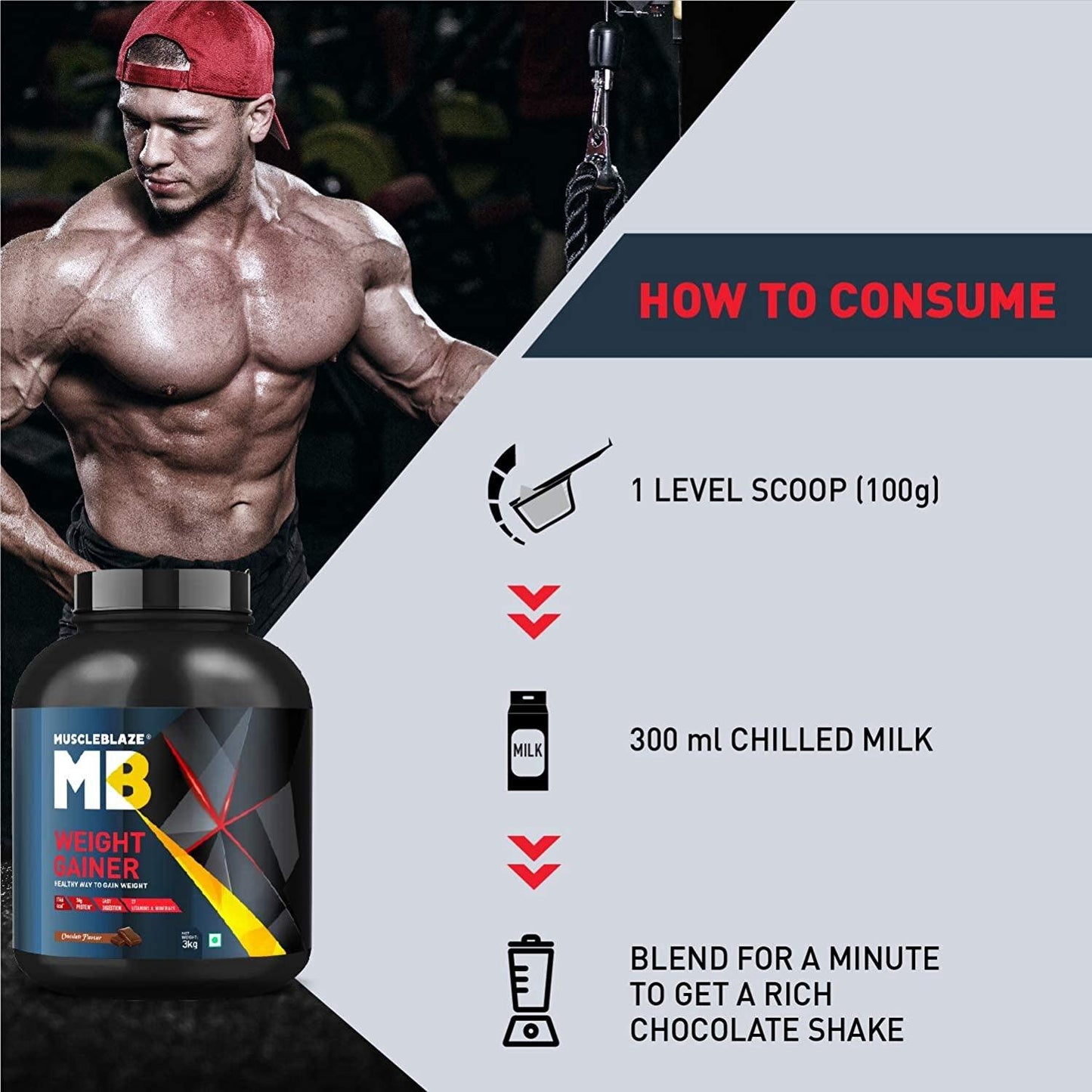 MuscleBlaze Weight Gainer - Muscle Engine Supplement Store