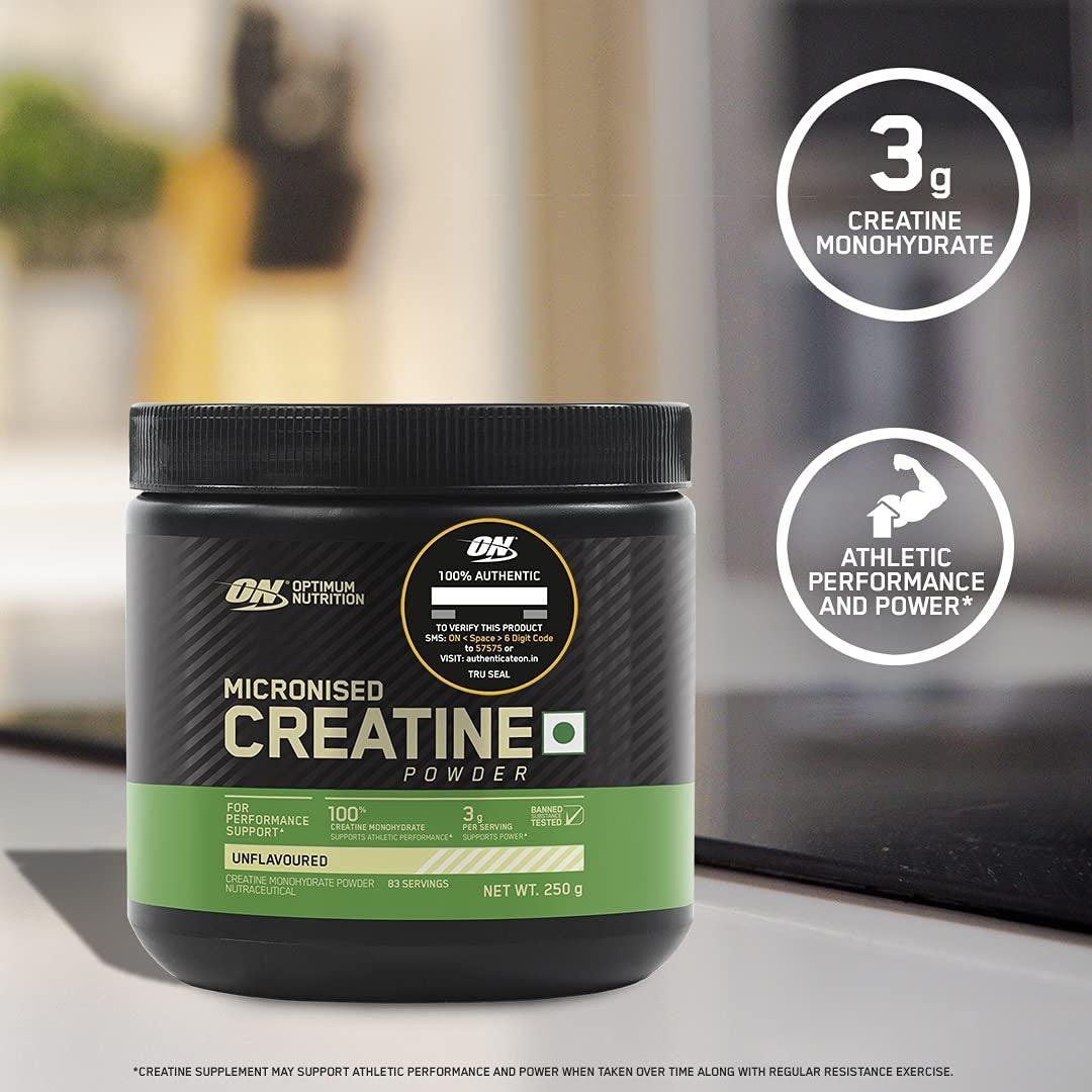 Optimum Nutrition (ON) Micronized Creatine Monohydrate Powder - Muscle Engine Supplement Store