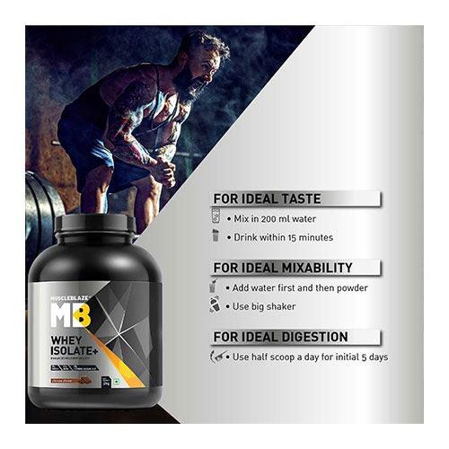 MuscleBlaze Whey Isolate + - Muscle Engine Supplement Store