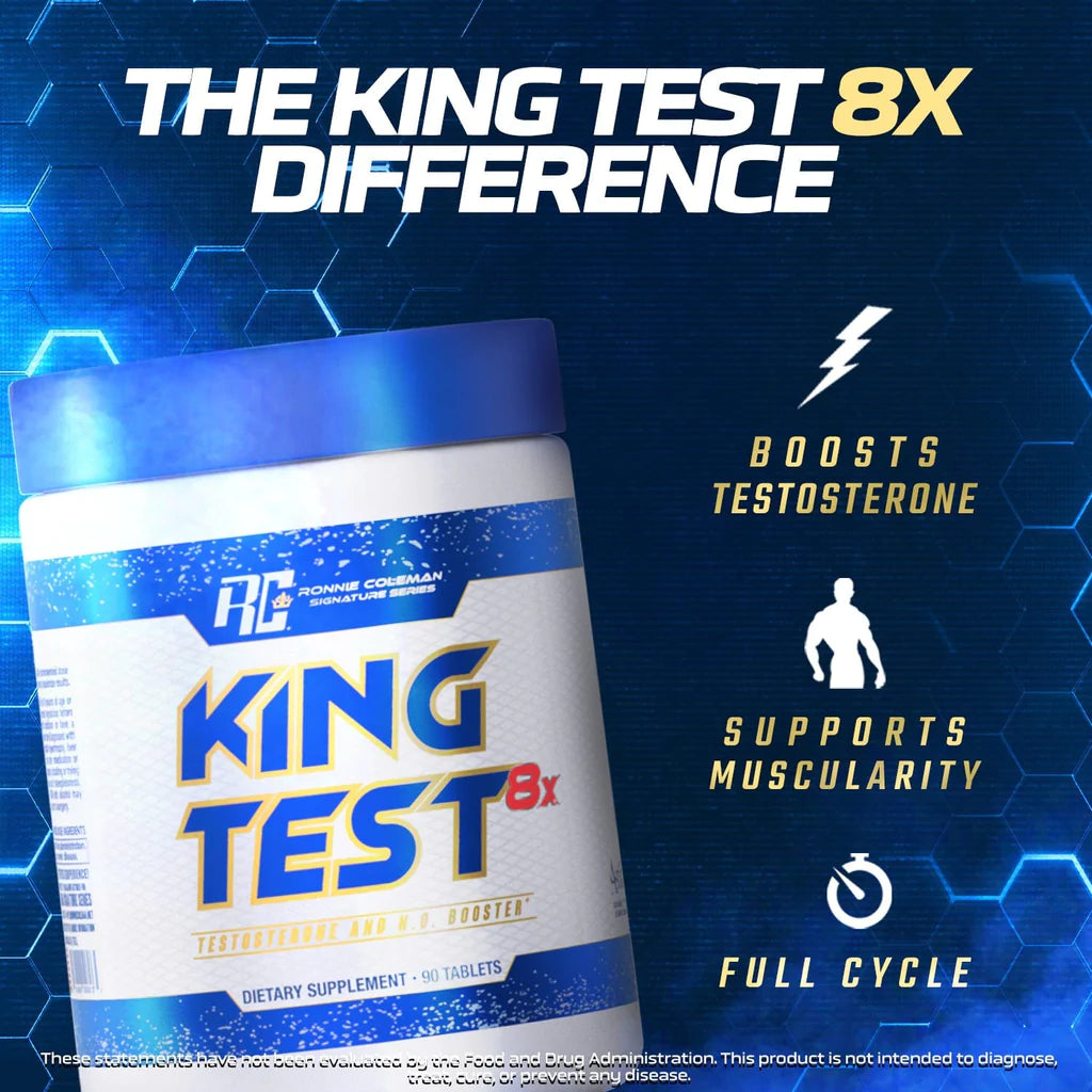 Ronnie Coleman Signature Series King Test 8X - Muscle Engine Supplement Store