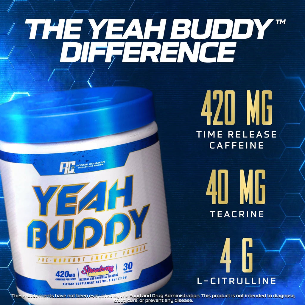 Ronnie Coleman Signature Series Yeah Buddy Pre-Workout - Muscle Engine Supplement Store