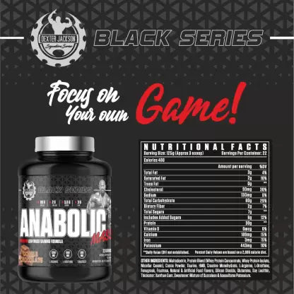 Dexter Jackson Black Series Anabolic Mass Gainer - Muscle Engine Supplement Store