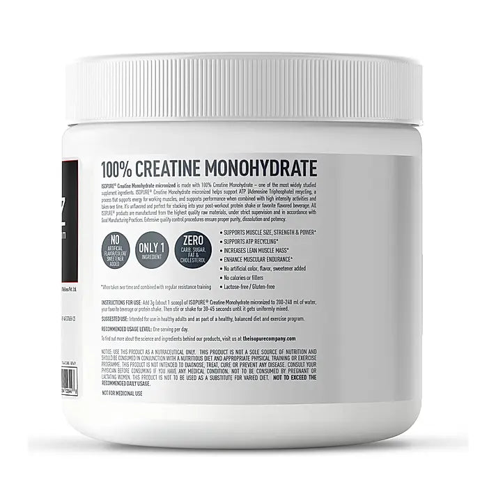 Isopure 100% Creatine Monohydrate Micronized