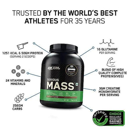 Optimum Nutrition (ON) Serious Mass Weight Gainer Powder - Muscle Engine Supplement Store