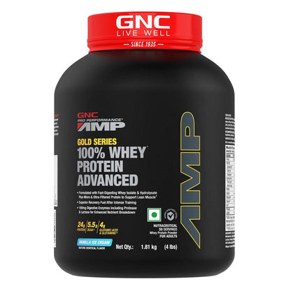 GNC AMP Gold Series 100% Whey Protein Advanced - Muscle Engine Supplement Store