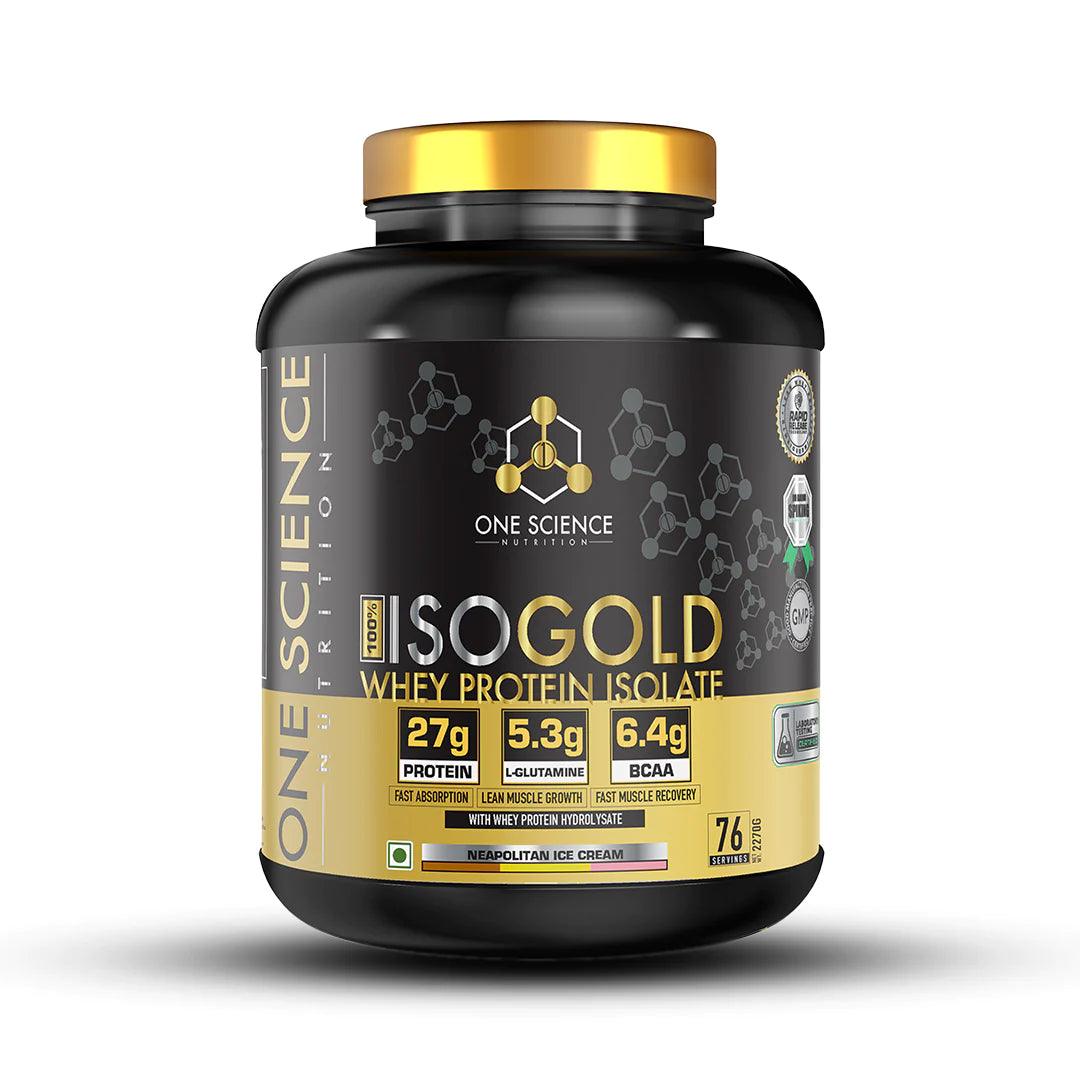 One Science Nutrition IsoGold Whey Protein - Muscle Engine Supplement Store