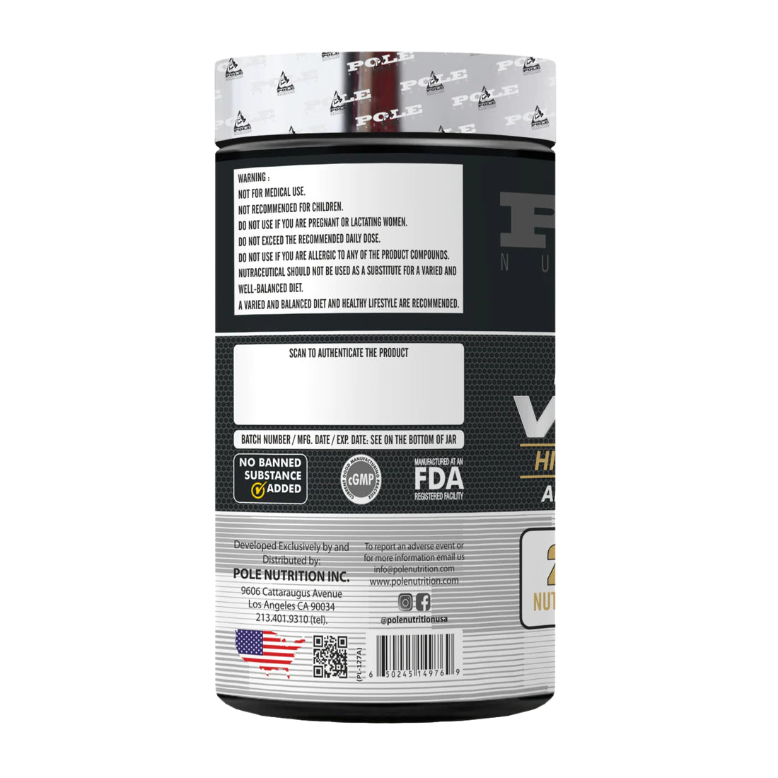 Pole Nutrition Multi Vitamin - Muscle Engine Supplement Store