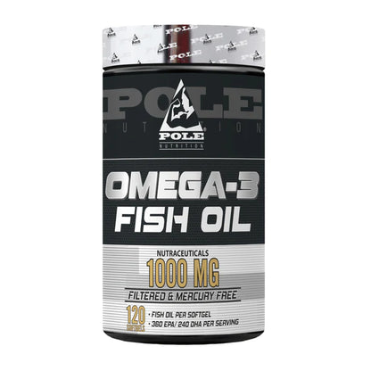Pole Nutrition Omega-3 Fish Oil 1000mg, 120 Softgels - Muscle Engine Supplement Store