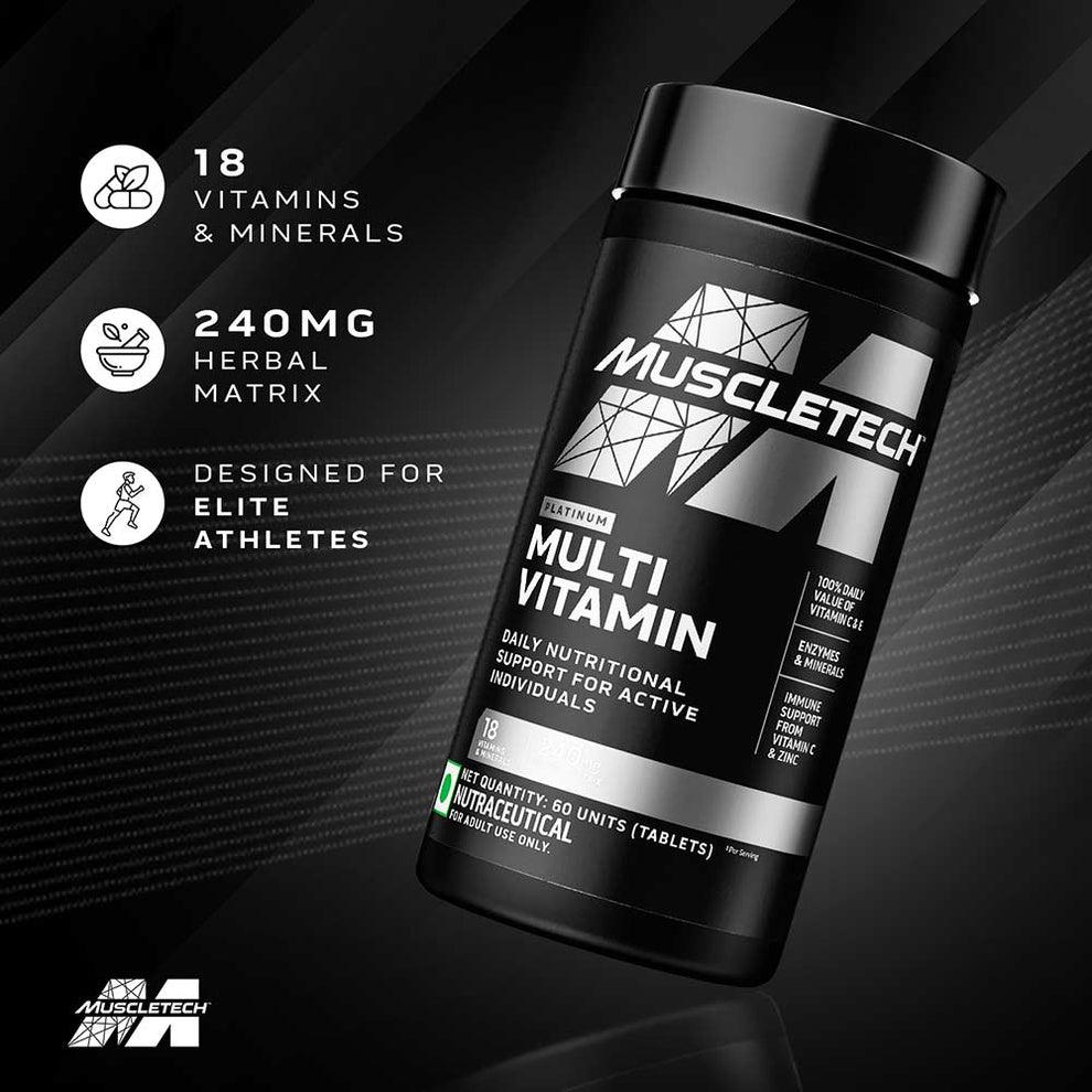 Muscletech Platinum Multivitamin - Muscle Engine Supplement Store