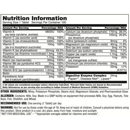Universal Daily Formula Multi Vitamin - Muscle Engine Supplement Store
