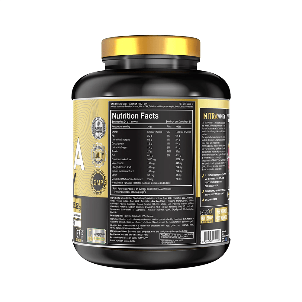 One Science Nutrition Nitra Whey Protein - Muscle Engine Supplement Store