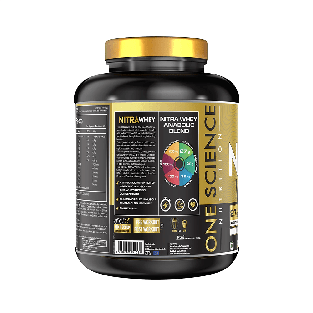 One Science Nutrition Nitra Whey Protein - Muscle Engine Supplement Store