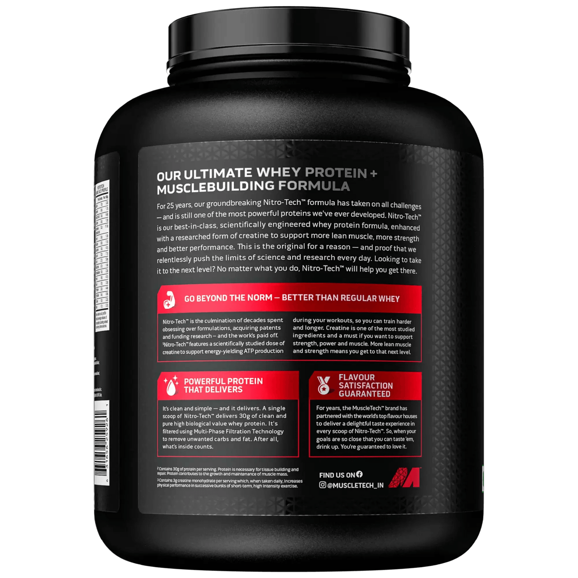 Muscletech Nitrotech Whey Protein - Muscle Engine Supplement Store