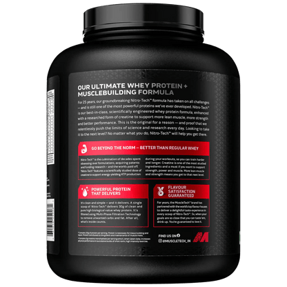 Muscletech Nitrotech Whey Protein - Muscle Engine Supplement Store