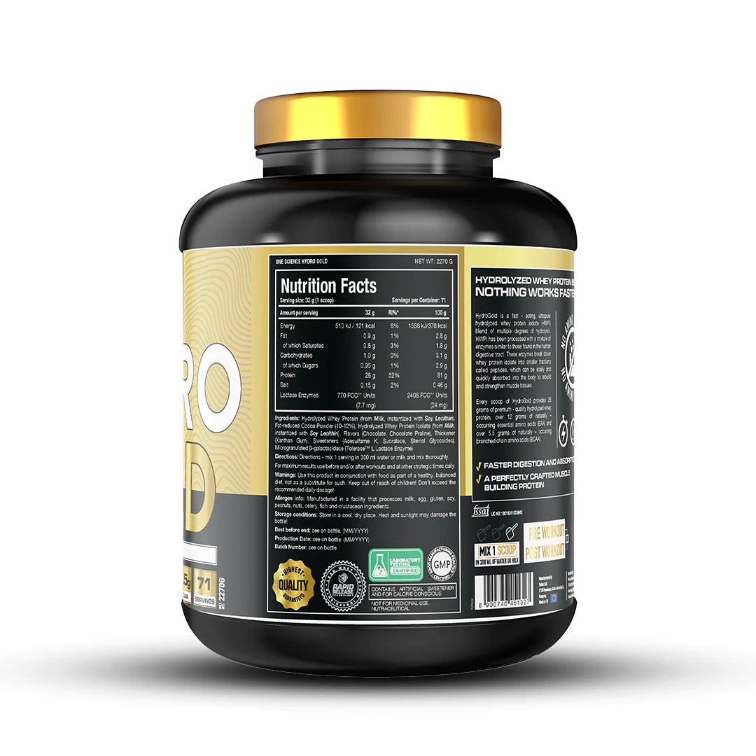 One Science Hydro Gold Hydrolysed Protein