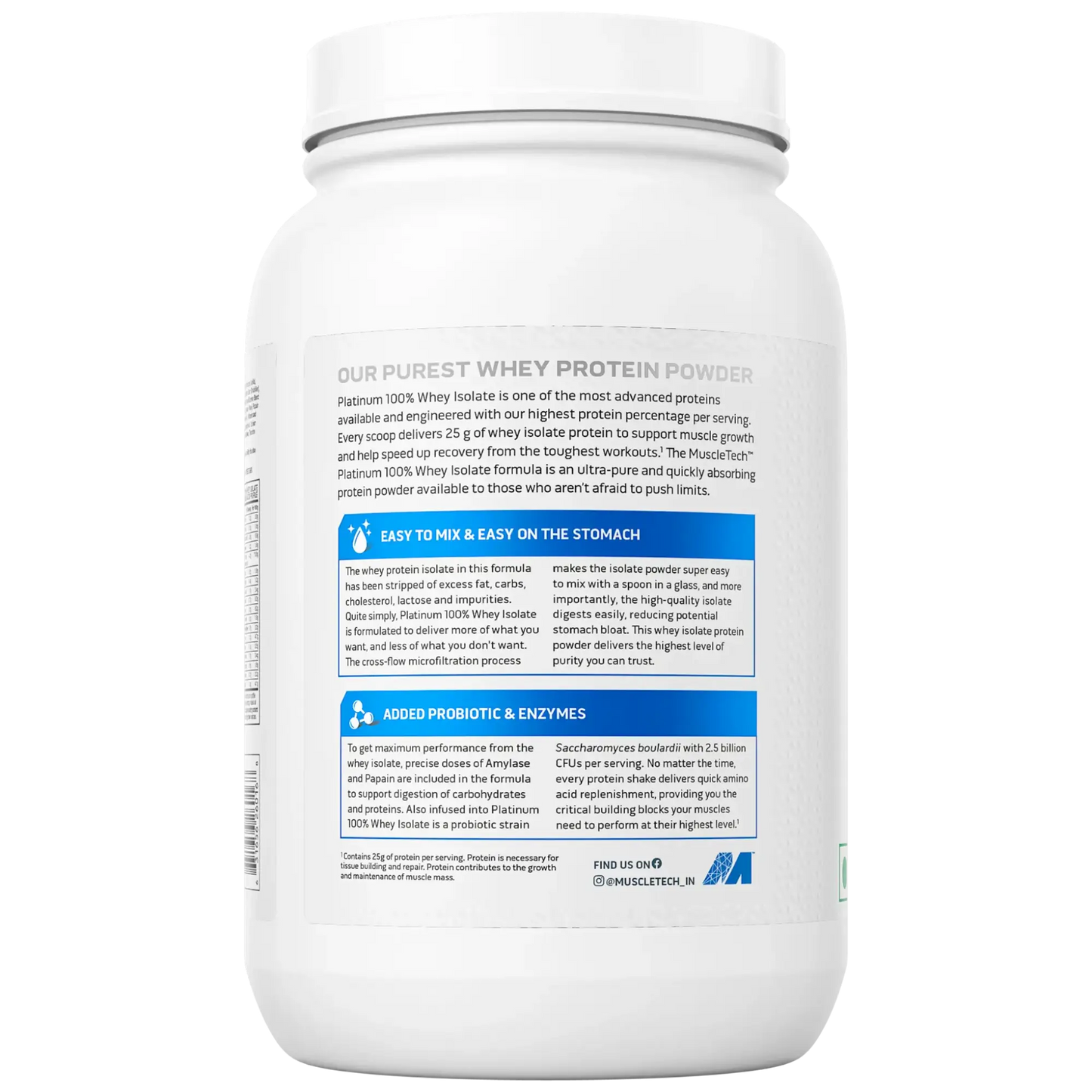 Muscletech Platium 100% Whey Isolate - Muscle Engine Supplement Store