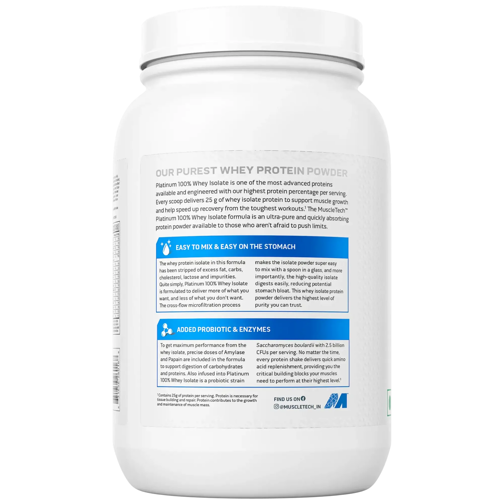 Muscletech Platium 100% Whey Isolate - Muscle Engine Supplement Store