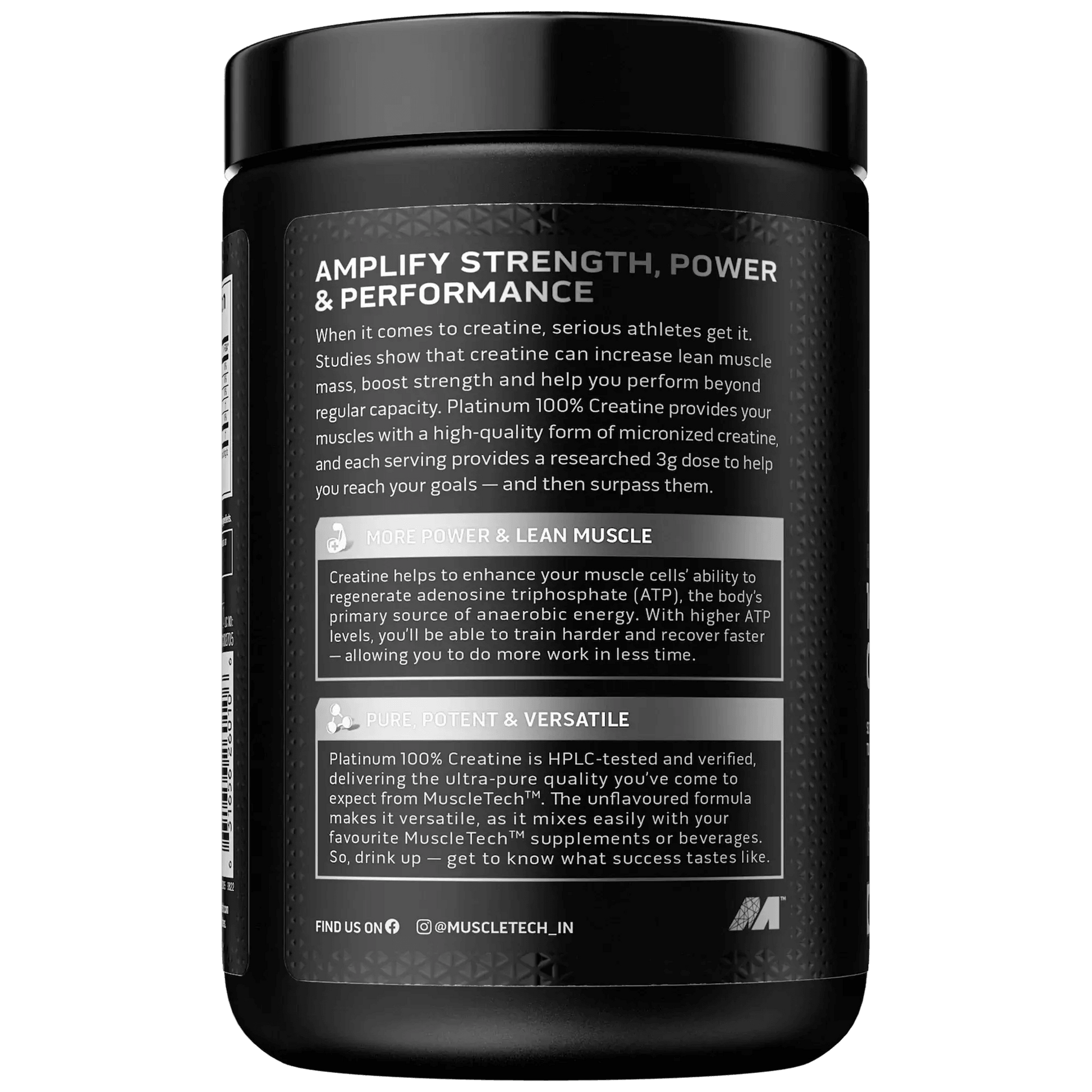 Muscletech Platinum 100% Creatine - Muscle Engine Supplement Store