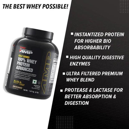 GNC AMP Gold Series 100% Whey Protein Advanced - Muscle Engine Supplement Store
