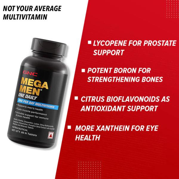 GNC Mega Men One Daily Multivitamin - Muscle Engine Supplement Store