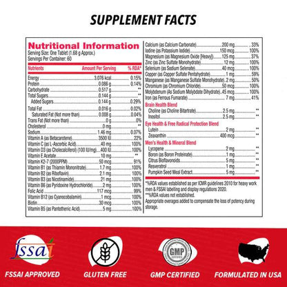 GNC Mega Men One Daily Multivitamin - Muscle Engine Supplement Store