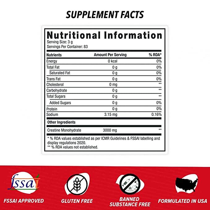 GNC Pro Performance Creatine Monohydrate - Muscle Engine Supplement Store
