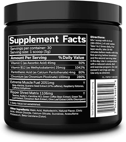Cobra Labs The Ripper Fat Burner - Muscle Engine Supplement Store